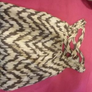 A black and white tanktop